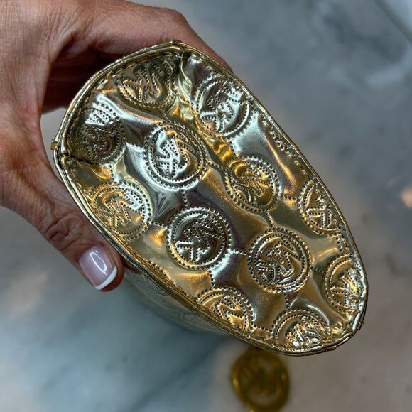 Michael Kors Shimmering Gold Cosmetic Case Pouch - Picture 9 of 14